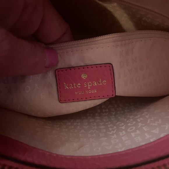 Kate Spade Fuchsia Textured Satchel - Picture 8 of 9